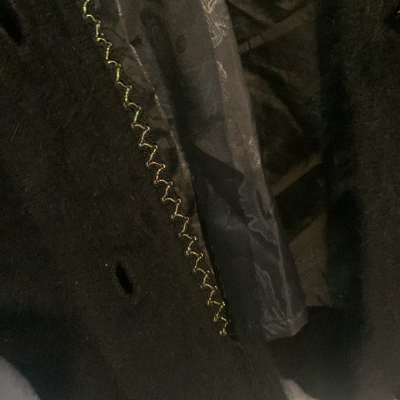 Angora Lambswool Jacket Vintageage Blackk Size Small Mint Condition Soft Cozy - Picture 8 of 12